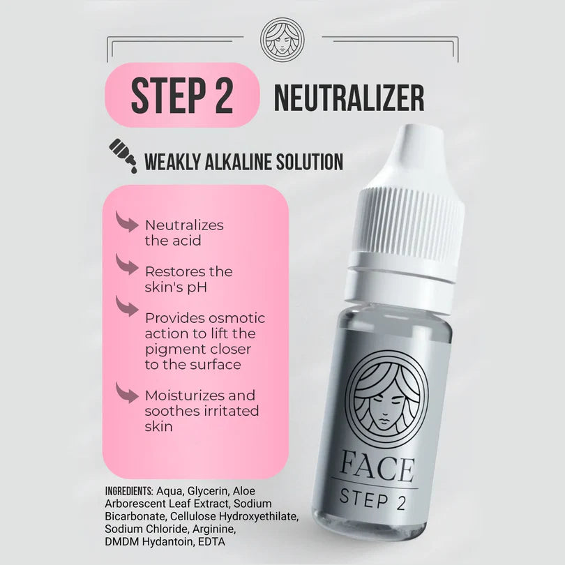 FACE Acid Remover Step 2 neutralizer for professional pigment procedures