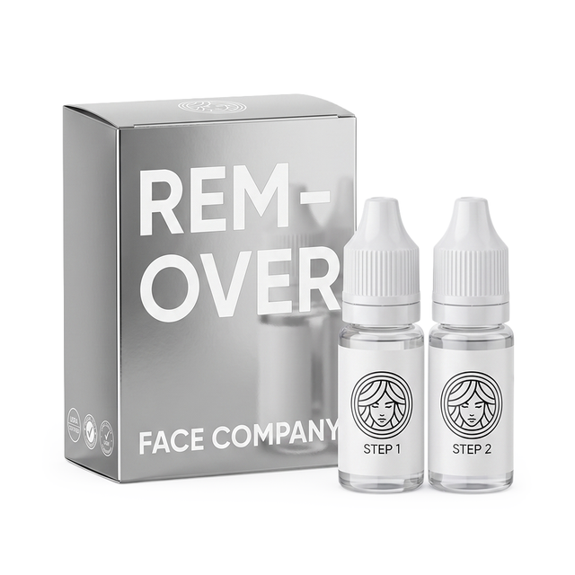 FACE Two-Phase Acid Remover 2x12ml professional PMU and tattoo remover kit