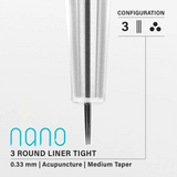 Vertix Nano Round Liner Tight Cartridges - BVShop