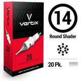 Vertix Tattoo Round Shader Cartridges - BVShop