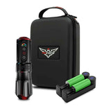 FK Irons ONE Charcoal/Ruby with case, batteries and charger