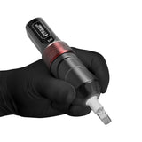 FK Irons Flux Max Yomico Red/Black tattoo machine detail view