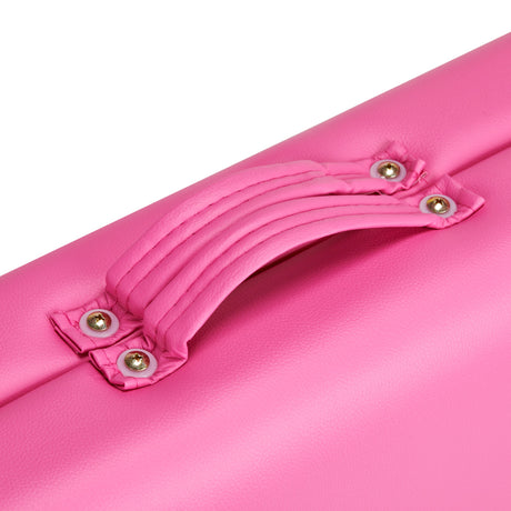 Folding massage table aluminum Activ Fizjo comfort 2 segment pink - BVShop