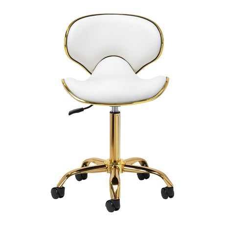 Gabbiano cosmetic stool Q-4599G White - BVShop