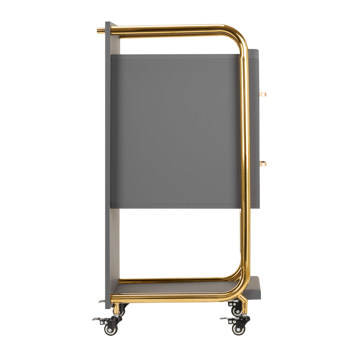 GABBIANO HAIRDRESSER TROLLEY SOLO GOLD GRAY - BVShop