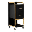 Gabbiano hairdressing assistant Solo gold – black - BVShop