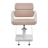 Gabbiano hairdressing chair Porto white beige - BVShop