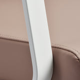 Gabbiano hairdressing chair Porto white beige - BVShop