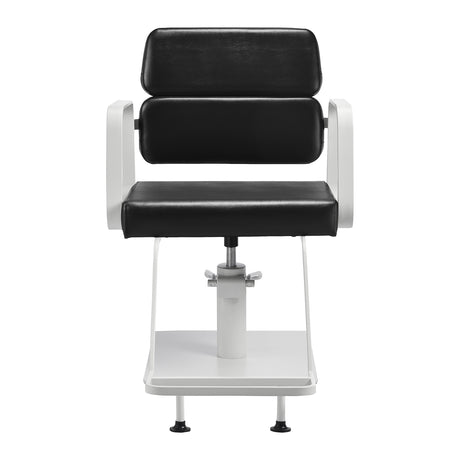 Gabbiano hairdressing chair Porto white black - BVShop