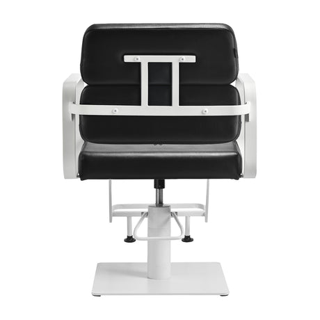Gabbiano hairdressing chair Porto white black - BVShop