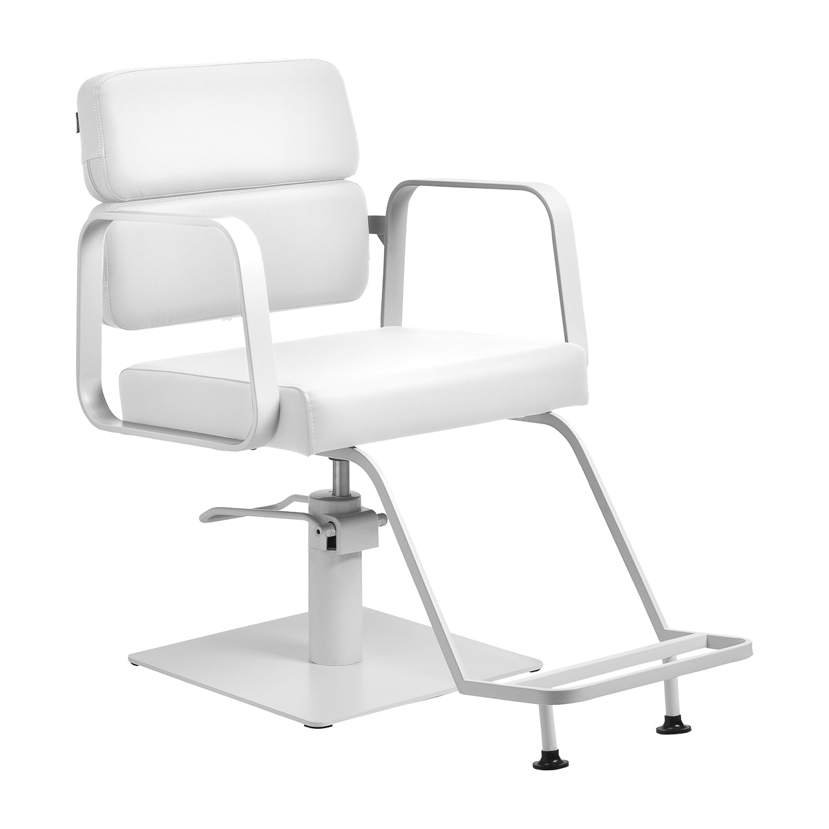 Gabbiano hairdressing chair Porto white white - BVShop