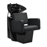 Gabbiano hairdressing wash unit Bilbao Black - BVShop