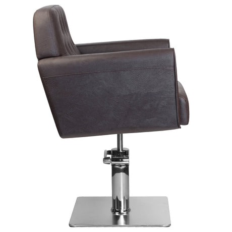 Gabbiano hamburg brown hairdressing chair - BVShop