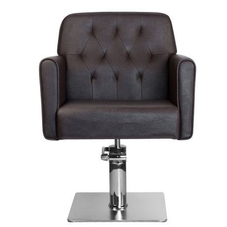 Gabbiano hamburg brown hairdressing chair - BVShop