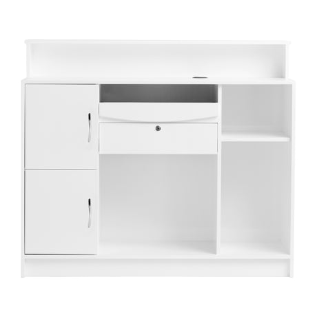 Gabbiano Reception Desk G26W White - BVShop