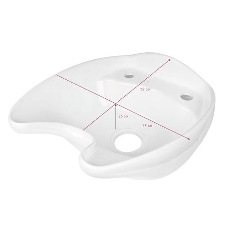 Gabbiano white wash bowl - BVShop