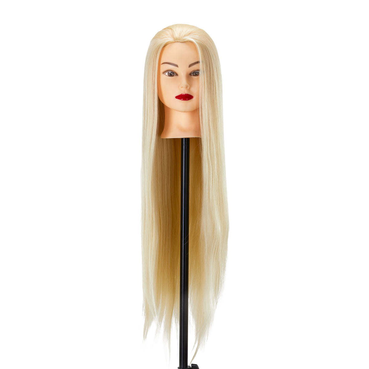 Gabbiano WZ2 hairdressing training head, synthetic hair, color 613#, length 24" - BVShop