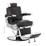 Hair System barber chair BM88066 brown - BVShop