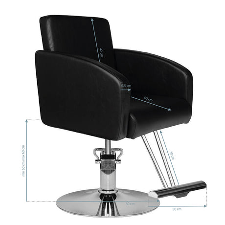 Hair system barber chair hs40 black - BVShop
