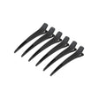 Hairdressing clamps carbon e-15 6 pcs 11.5 cm black - BVShop