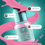 PhiAcademy PMU Aqua Hydra Rose Pigment 10ml — formula and pigment texture
