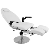 Hydraulic podiatry chair azzurro 713a white - BVShop