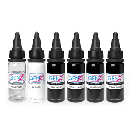 Intenze Ink Gen-Z Mark Mahoney Gangster Grey Set 6x30ml - BVShop
