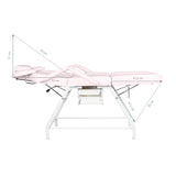 Ivette eyelash treatment chair pink - BVShop