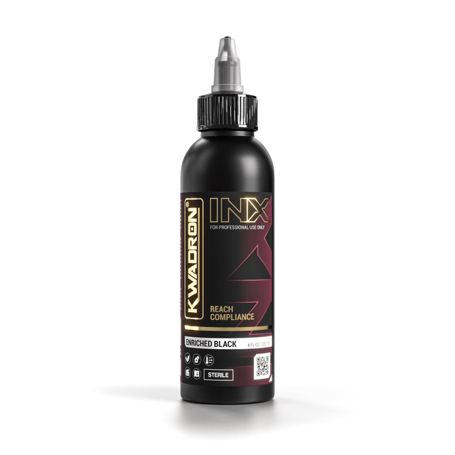 Kwadron Inx Enriched Black Tattoo Pigment 120ml - BVShop