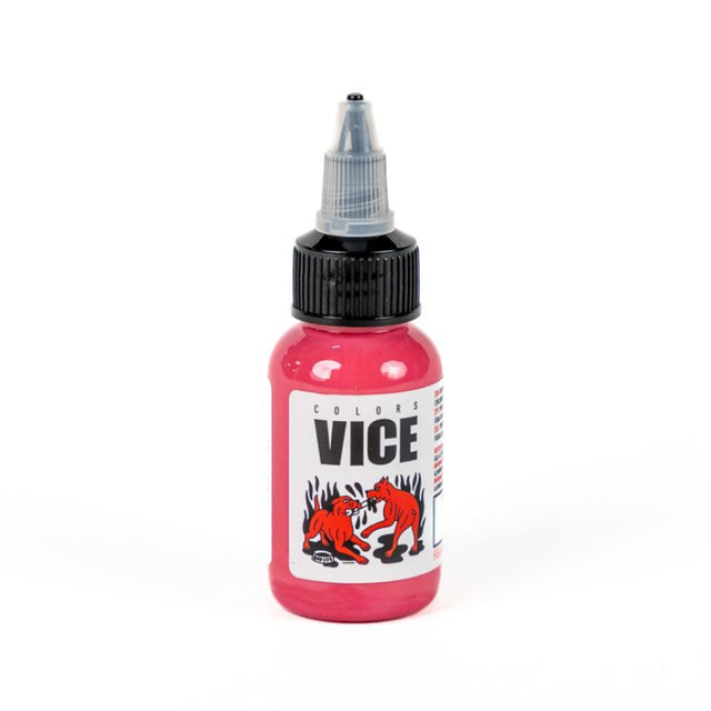 Vice Colors Lara's Pink nail polish bottle with pink cap, 30ml size, displayed against a neutral background.
