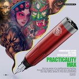 Mast Dragonhawk X8 Wireless Tattoo Machine Pen Green - BVShop