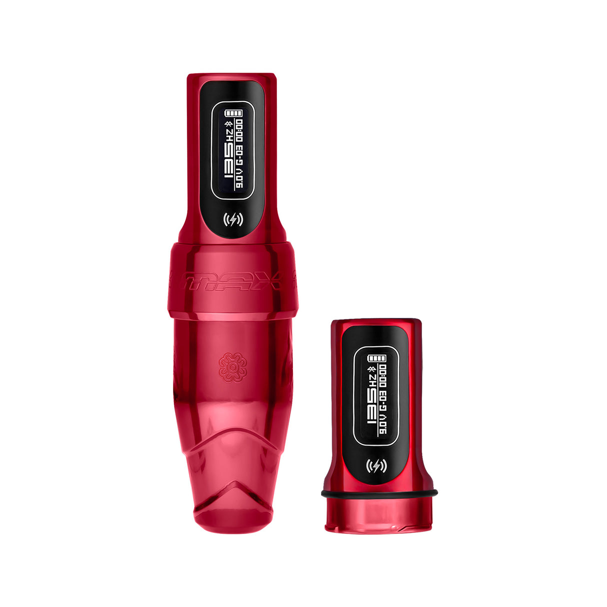 Microbeau Flux S Max Rouge with PowerBolt II 2.5 mm Stroke