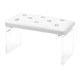 Momo Diamond manicure support stand Velour white - BVShop