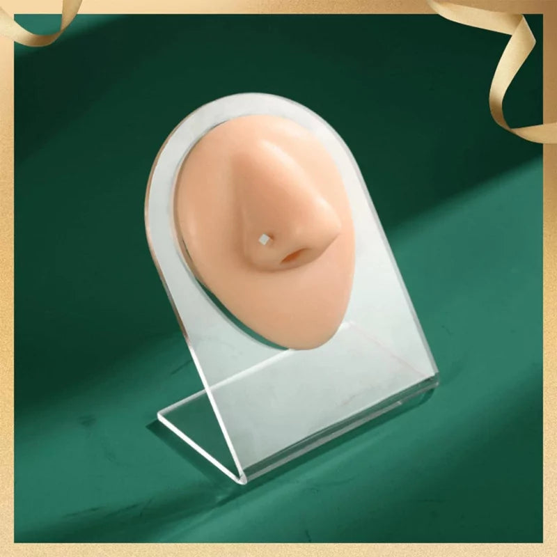 Nose Piercing Silicone Model