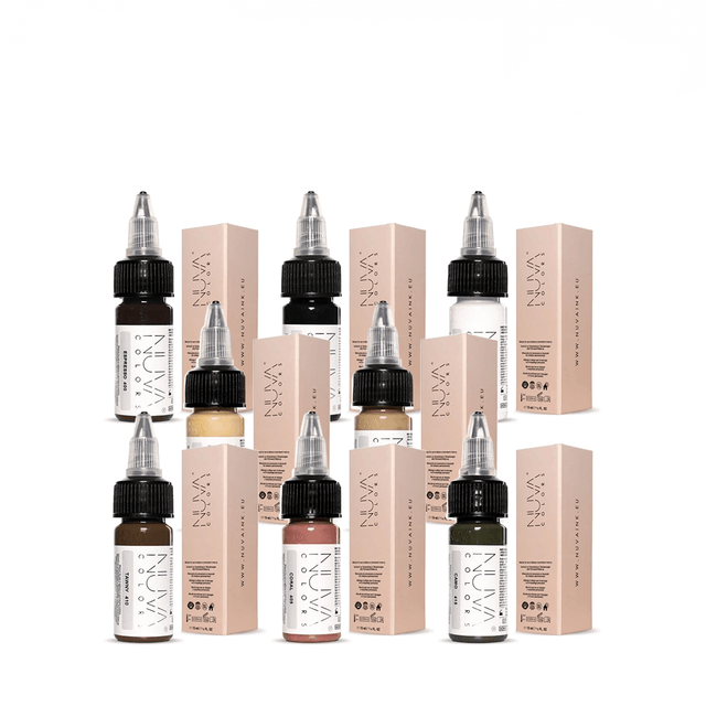 Nuva Colors Advanced Areola Pigment Set 8x15ml - BVShop