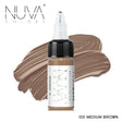 Nuva Colors Eyebrow Pigments 100 MEDIUM BROWN 15ml - BVShop