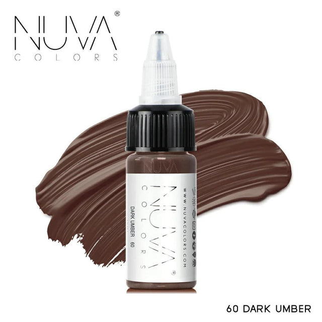 Nuva Colors Eyebrow Pigments 60 DARK UMBER 15ml - BVShop