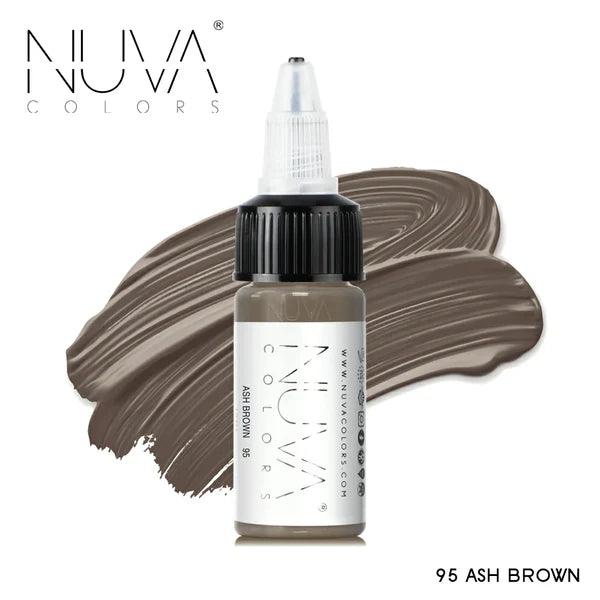 Nuva Colors Eyebrow Pigments 95 ASH BROWN 15ml - BVShop