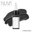 Nuva Colors Eyeliner Pigments 01 TRIPLE BLACK 15ml - BVShop