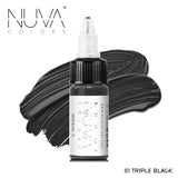 Nuva Colors Eyeliner Pigments 01 TRIPLE BLACK 15ml - BVShop
