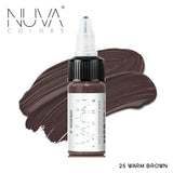 Nuva Colors Eyeliner Pigments 25 WARM BROWN 15ml - BVShop