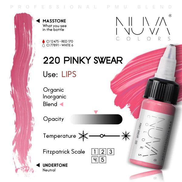 Nuva Colors Lip Pigments 220 PINKY SWEAR 15ml - BVShop