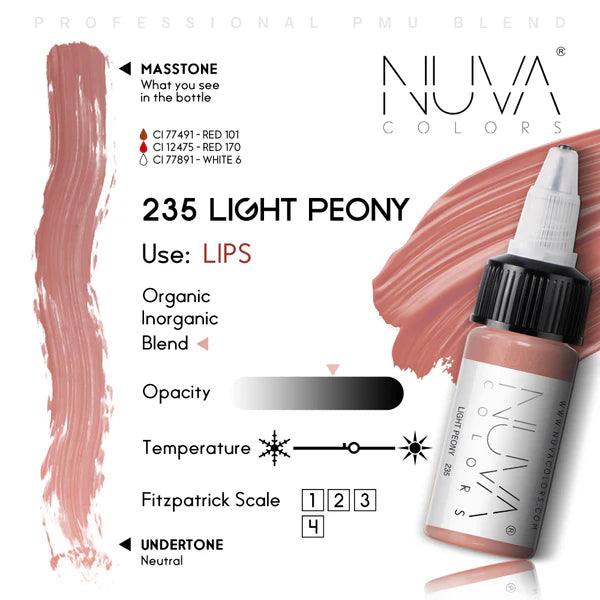 Nuva Colors Lip Pigments 235 LIGHT PEONY 15ml - BVShop
