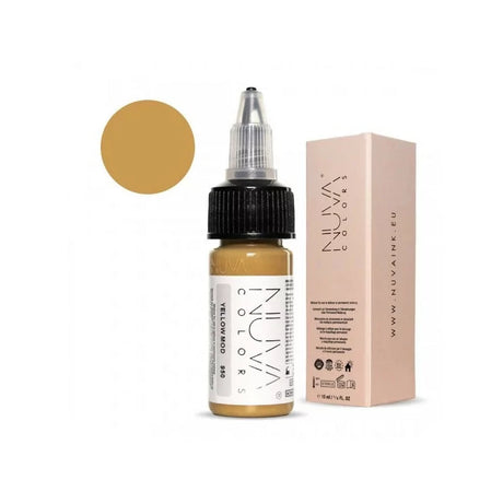 Nuva Colors Modifier 950 YELLOW MOD PMU pigment 15ml bottle and box