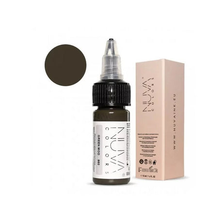 Nuva Colors Modifier 960 GREEN MOD PMU pigment 15ml bottle and box