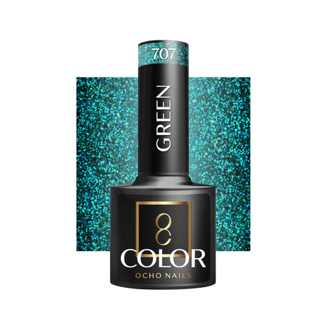OCHO NAILS Hybrid nail polish green 707 -5 g - BVShop