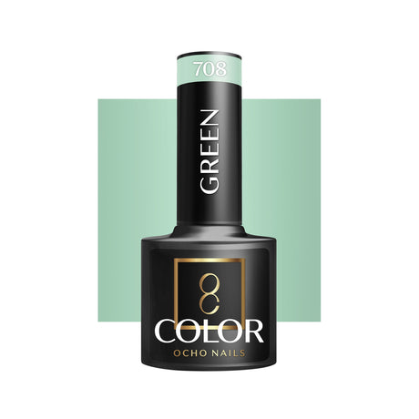 OCHO NAILS Hybrid nail polish green 708 -5 g - BVShop