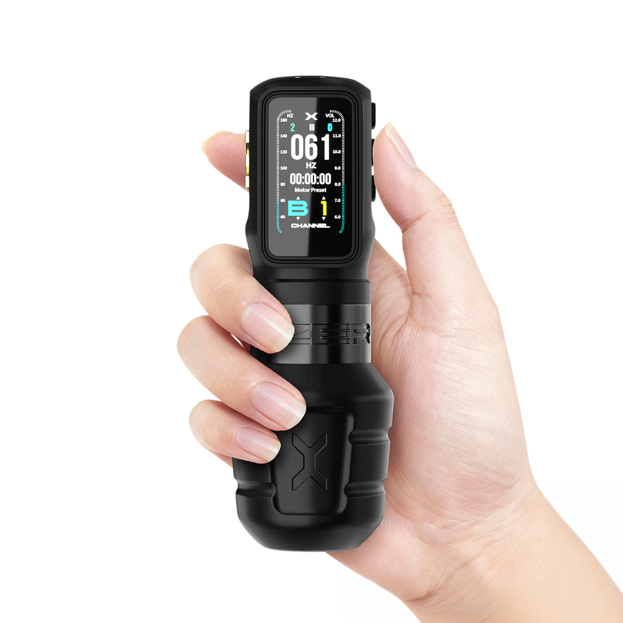 Ozer X Channel Wireless Tattoo Machine Black - BVShop