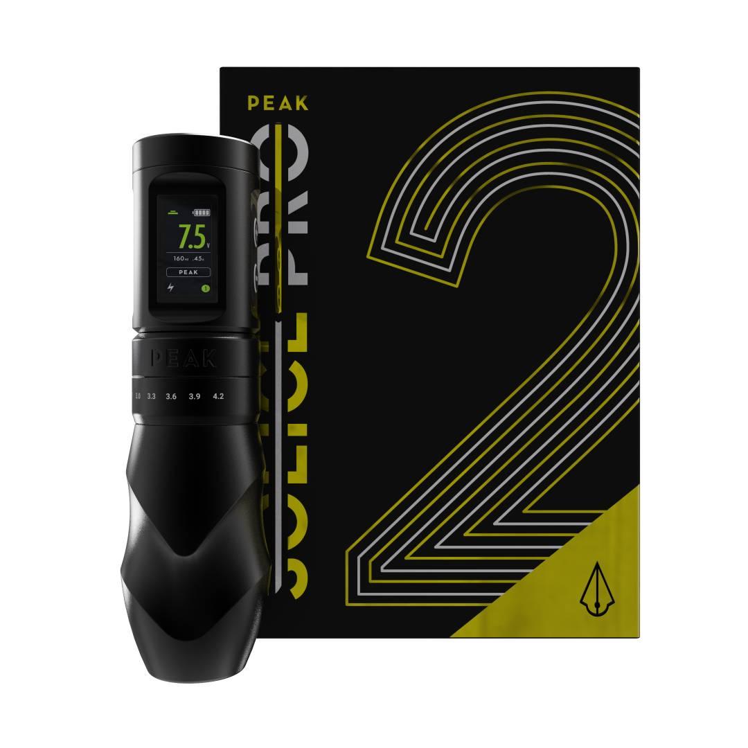 Peak Solice Pro V2 Wireless Tattoo And PMU Machine Matte Black - BVShop