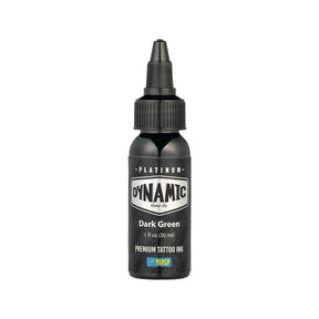 Platinum By Dynamic Tattoo Ink Dark Green 30ml – BVShop